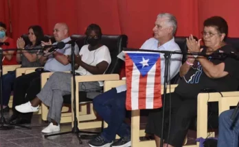 Presidente Díaz-Canel se reúne con activistas de solidaridad con Cuba