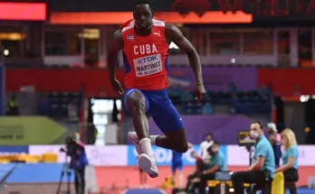 Avanza a la final del atletismo el triplista cubano Martínez en Mundial