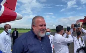 Primer ministro llega a Nicaragua. Foto: Captura de pantalla.