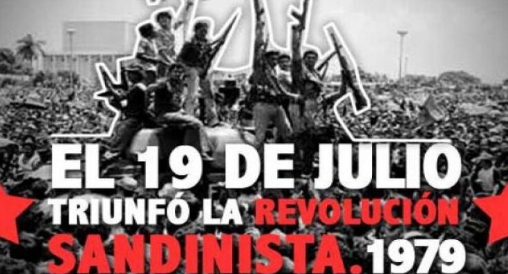 Aniversario 43 del triunfo sandinista en Nicaragua.