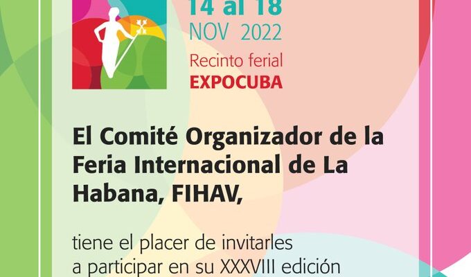 Feria Internacional de La Habana del 14 al 18 de noviembre