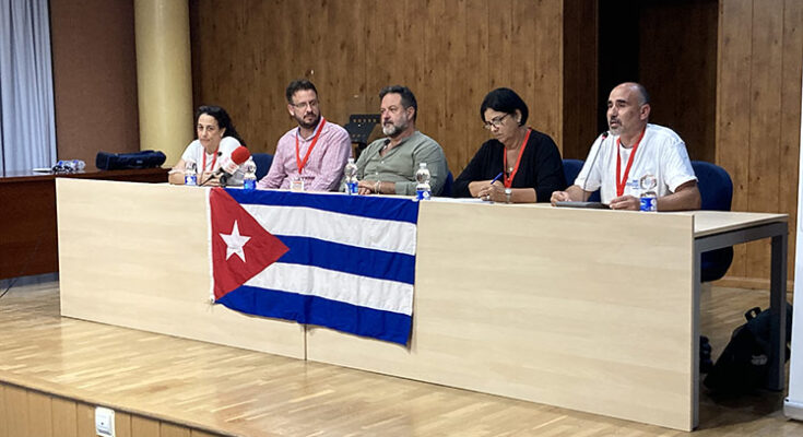 XVI Encuentro Nacional de Solidaridad con Cuba en España, en Puerto de Sagunto