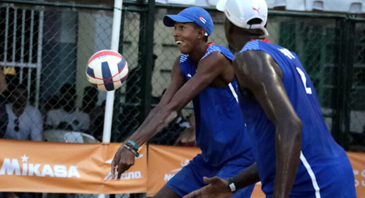 Dupla cubana clasifica a semifinal de torneo de voleibol de playa