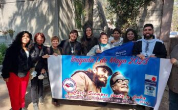 Brigadistas chilenos participarán en Cuba en actos por el 1 de Mayo