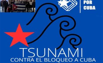 Cubanos y canadienses llenan contenedor en tsunami contra el bloqueo