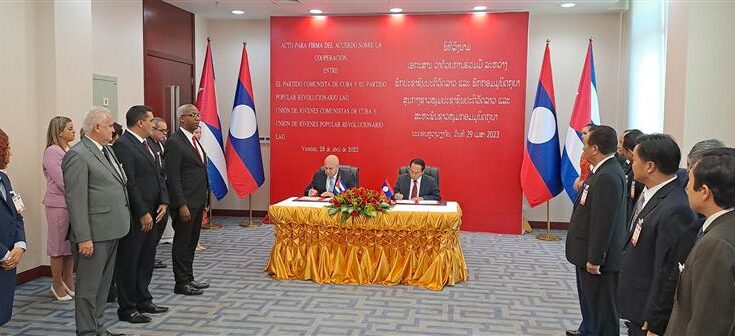 Constatan excelente estado de relaciones Laos-Cuba
