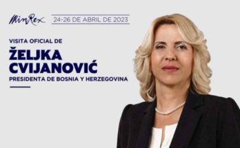 Llegará a Cuba presidenta de Bosnia y Herzegovina