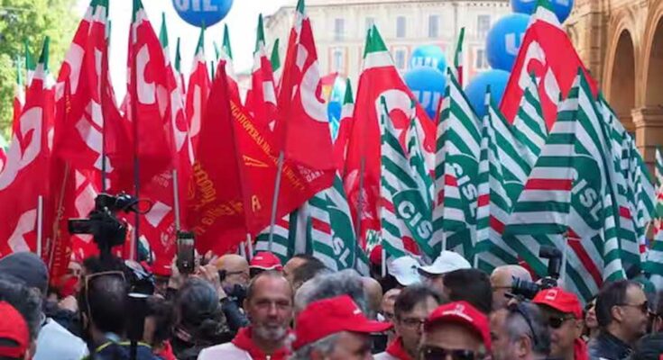 Marchas en toda Italia por el Día de los Trabajadores