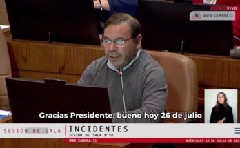 Diputado chileno condenó en el Parlamento bloqueo de EEUU contra Cuba