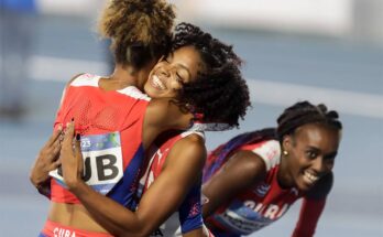 Alegre atletismo cubano con éxito de relevo corto (f) en San Salvador