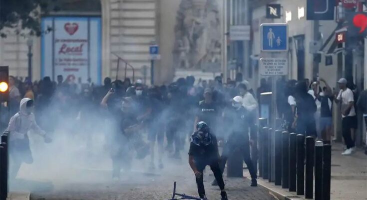disturbios, Francia, policial, violencia,