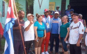 Reciben en Florida al luchador Ibrahim Torres Espinosa, bronce centroamericano