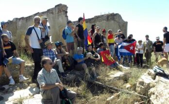 Guerra civil española y homenaje a internacionalistas cubanos