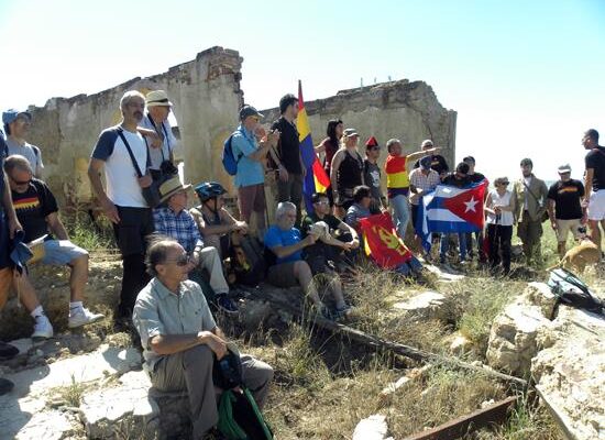 Guerra civil española y homenaje a internacionalistas cubanos