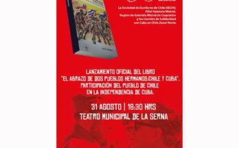 Presentarán libro sobre hermandad entre los pueblos de Chile y Cuba
