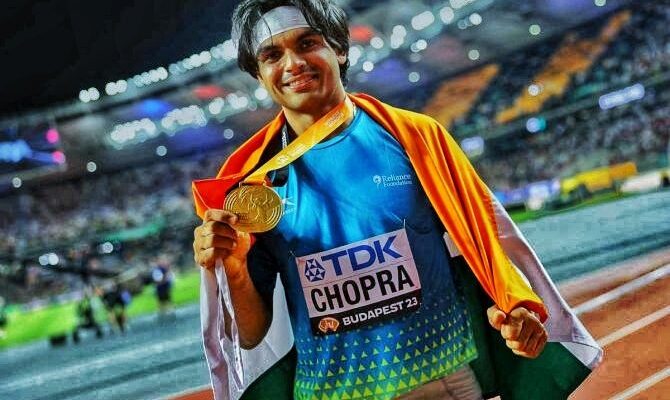 Celebra India triunfo de jabalinista Chopra en campeonato del mundo