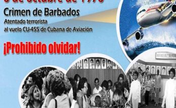 Cuba rinde homenaje a víctimas de crimen de Barbados