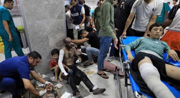 Denuncian colapso del sistema de salud en Gaza por bombardeos