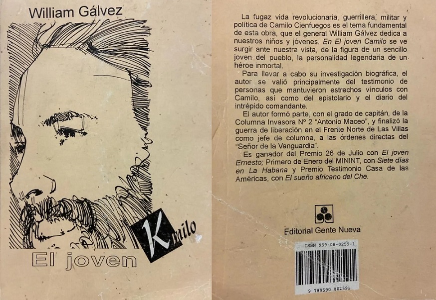 Presentarán en Florida el libro El Joven Camilo, del William Gálvez
