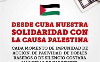 Campesinos floridanos respaldan condena del gobierno cubano al genocidio israelí en Gaza