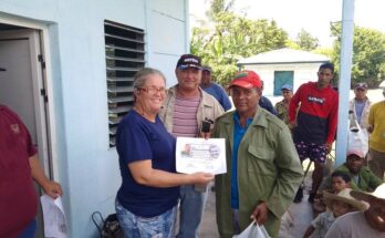 Reconocen desempeño de la guerrilla productiva que apoya labores agrícolas