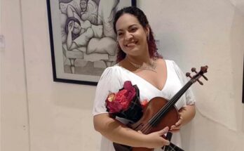 Siempre que toco represento a mi país, violinista cubana en Nicaragua