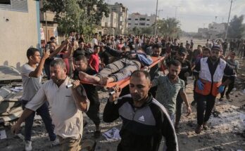 Numerosos civiles palestinos asesinados por bombas israelíes