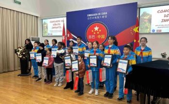 Niños chinos y cubanos recuerdan a Fidel Castro en concurso infantil