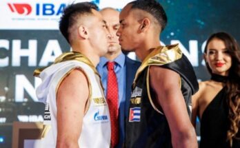 Boxeador cubano Martínez combate en Noche de Campeones