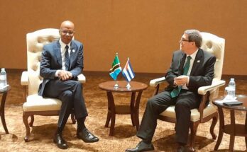 Canciller de Cuba dialogó con homólogo de Tanzania