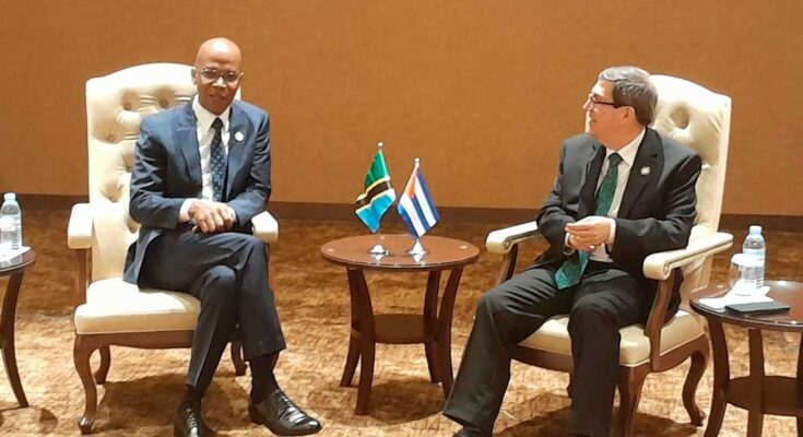 Canciller de Cuba dialogó con homólogo de Tanzania