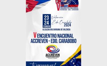 Cubanos residentes en Venezuela celebrarán su V Encuentro Nacional