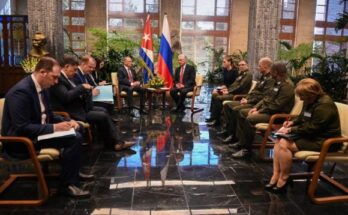 Presidente cubano recibió al secretario del Consejo de Seguridad de Rusia