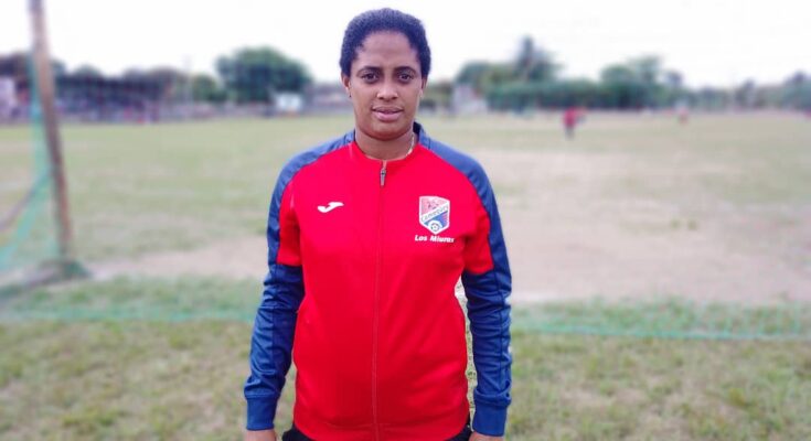 Rachel Peláez Ellis, excelente jugadora del equipo camagüeyano de fútbol femenino