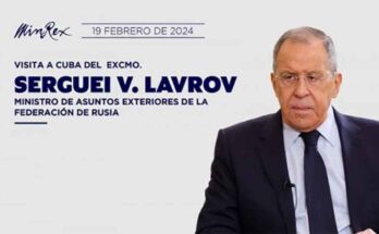 Rusia y Cuba por reforzar nexos estratégicos con visita de Lavrov