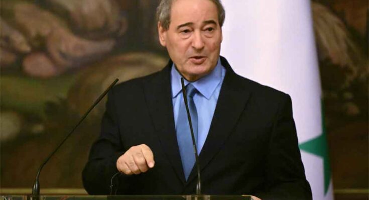 Canciller sirio critica hipocresía de Occidente sobre desarme