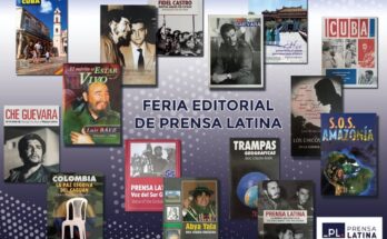 Una veintena de títulos de Prensa Latina en feria editorial habanera