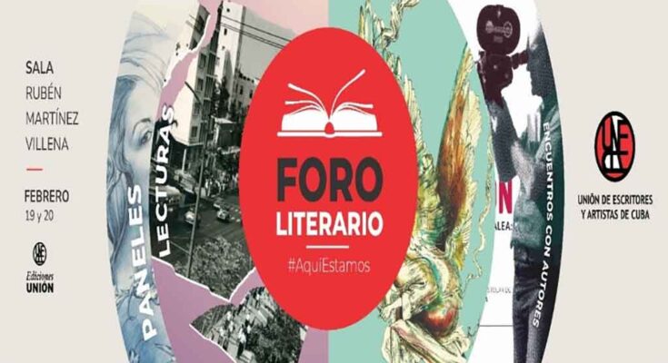 Intelectuales cubanos organizan Foro Literario