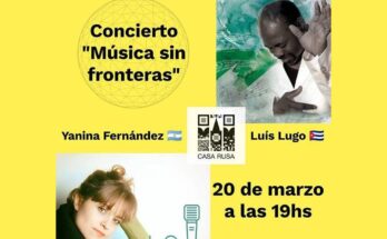 Pianista cubano protagoniza velada en Casa Rusa de Argentina