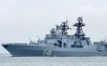Destacamento de la Flota del Pacífico rusa entra en Mar Rojo
