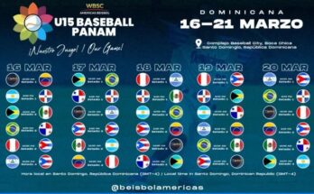 Equipo cubano Sub15 de béisbol debuta ante Perú en Dominicana