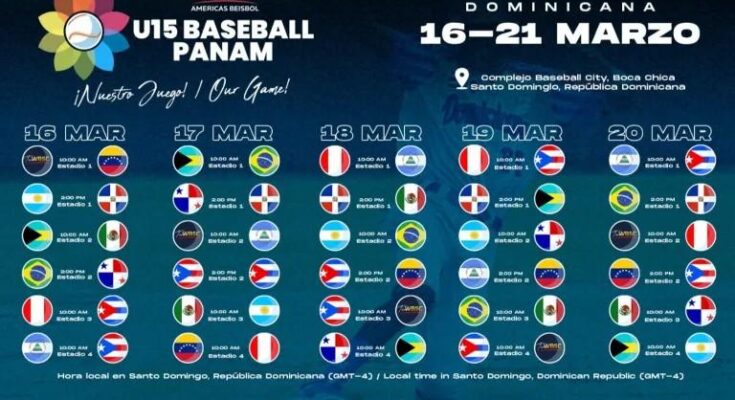 Equipo cubano Sub15 de béisbol debuta ante Perú en Dominicana