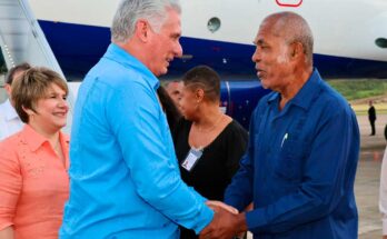 Díaz-Canel en San Vicente y las Granadinas para cumbre de la Celac