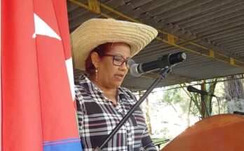 Regla Frómeta Rivera, presidenta de la organización campesina en Camagüey