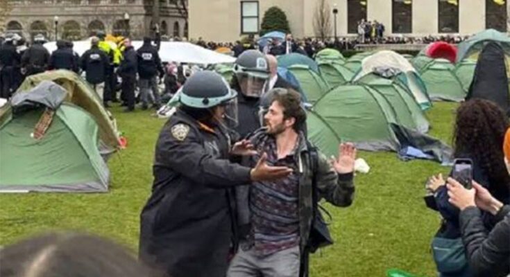 Más de dos mil arrestos por protestas en universidades de EEUU