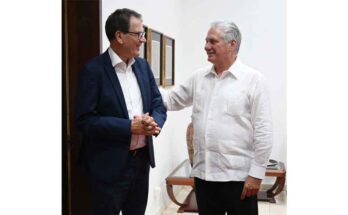 Presidente de Cuba recibió a director general de Onudi