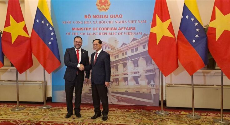 Venezuela y Vietnam afirman excelente estado de relaciones
