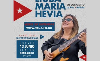 Cantautora Liuba María Hevia crea expectativas en Bolivia