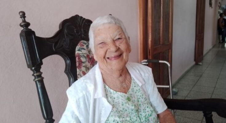 floridana María de las Nieves Gutiérrez Rodado, quien celebró este 7 de junio su cumpleaños número 107