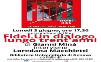 Presentan en Italia libro de diálogos de Gianni Miná con Fidel Castro
